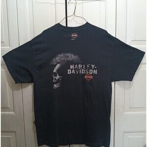 Vintage HARLEY DAVIDSON Fargo ND Graphic Print T Shirt Size XL